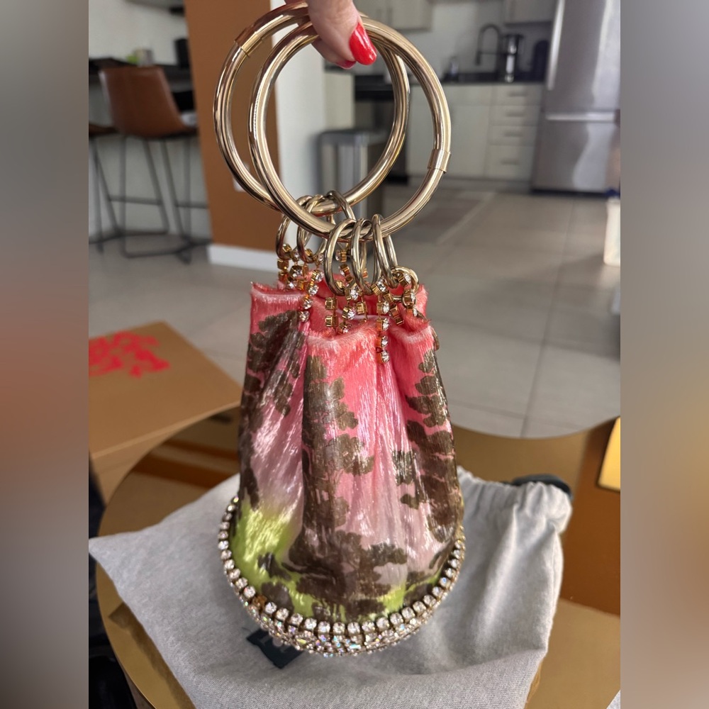 Elegant Multicolor Drawstring Bag